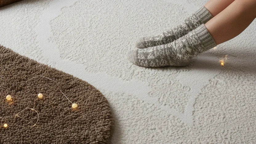 Peluş ve Tavşan Tüyü Halılar - Yumuşak Pofuduk Halı Modelleri