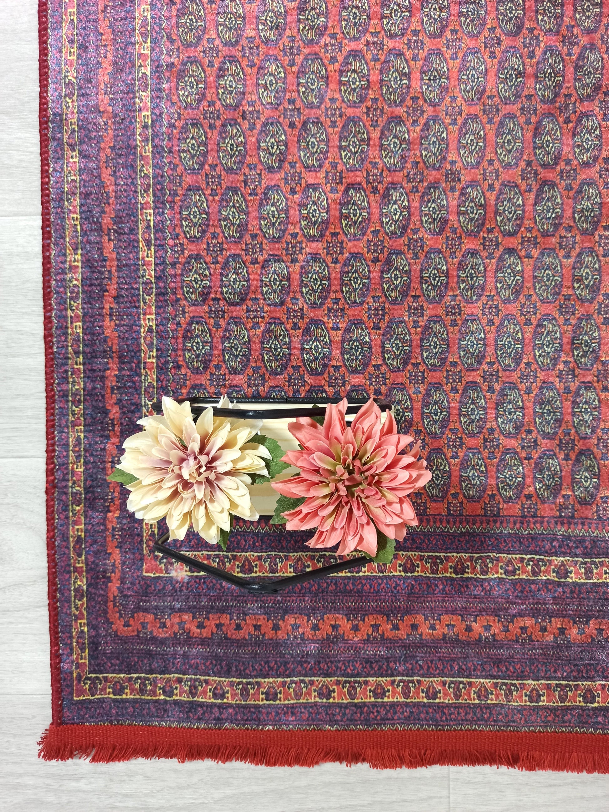 Kırmızı Vintage Kilim Halı - Pera Halı