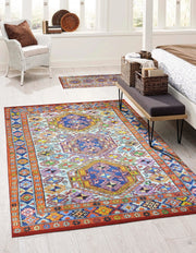 İran Doğal Bej Renkli Vintage Halı