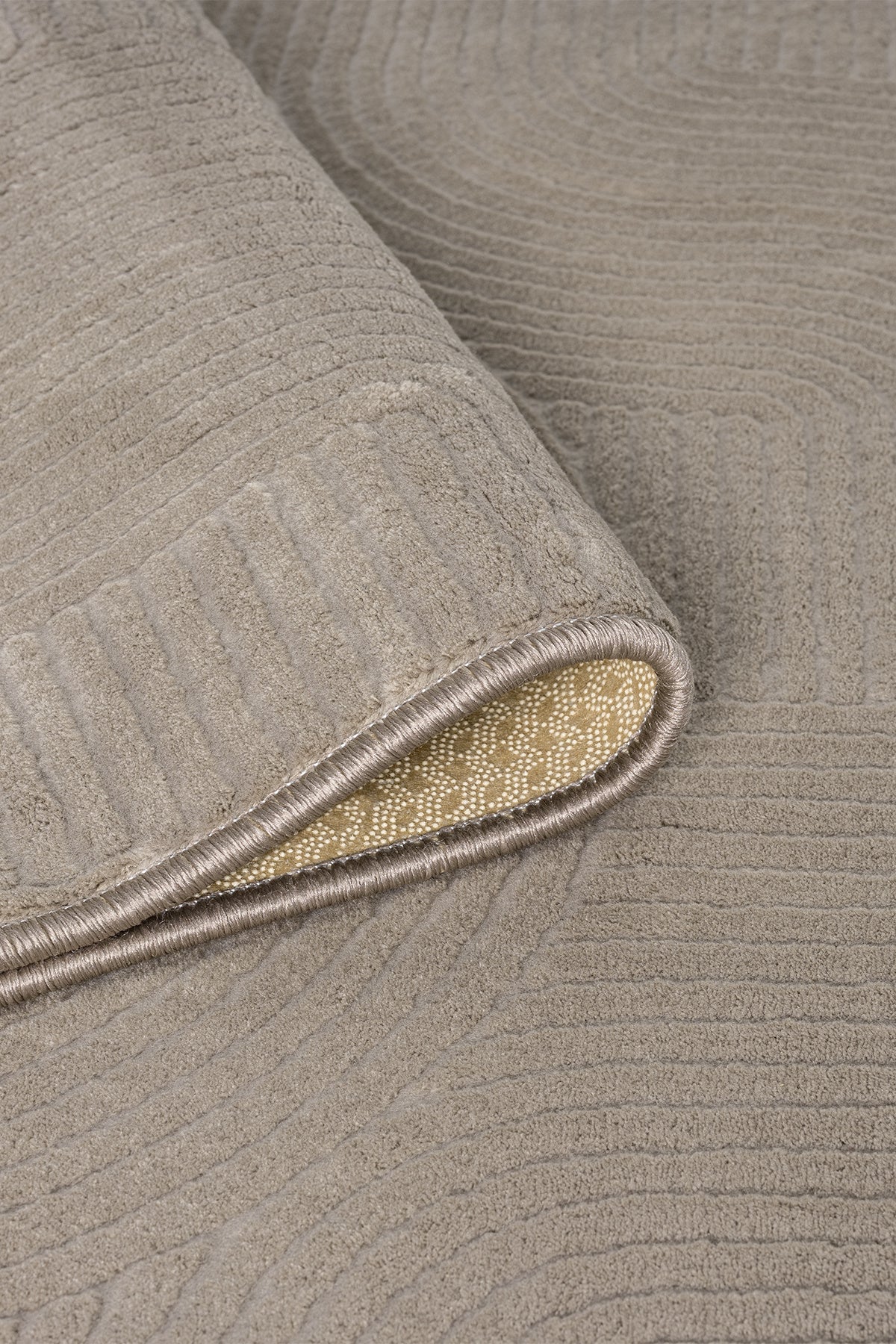 Earth Beige Modern Non-Slip Based Short Pile Washable Carpet