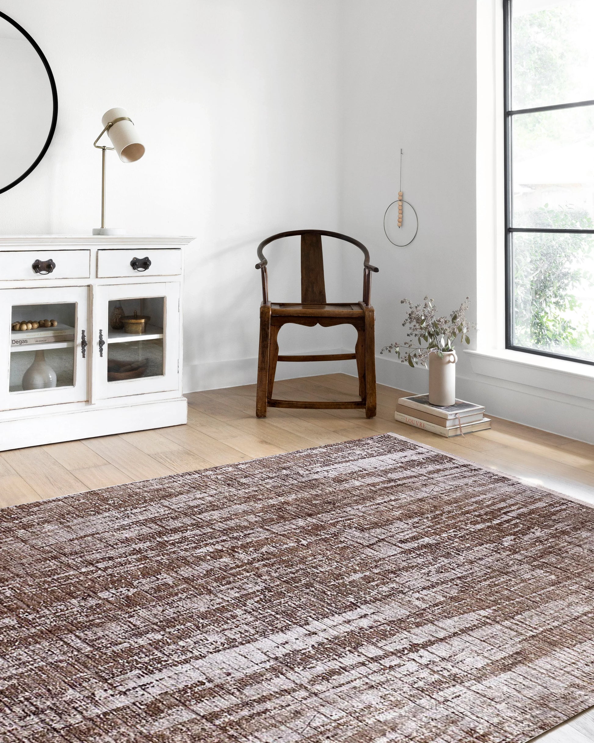 Badem Kahverengi Modern Halı