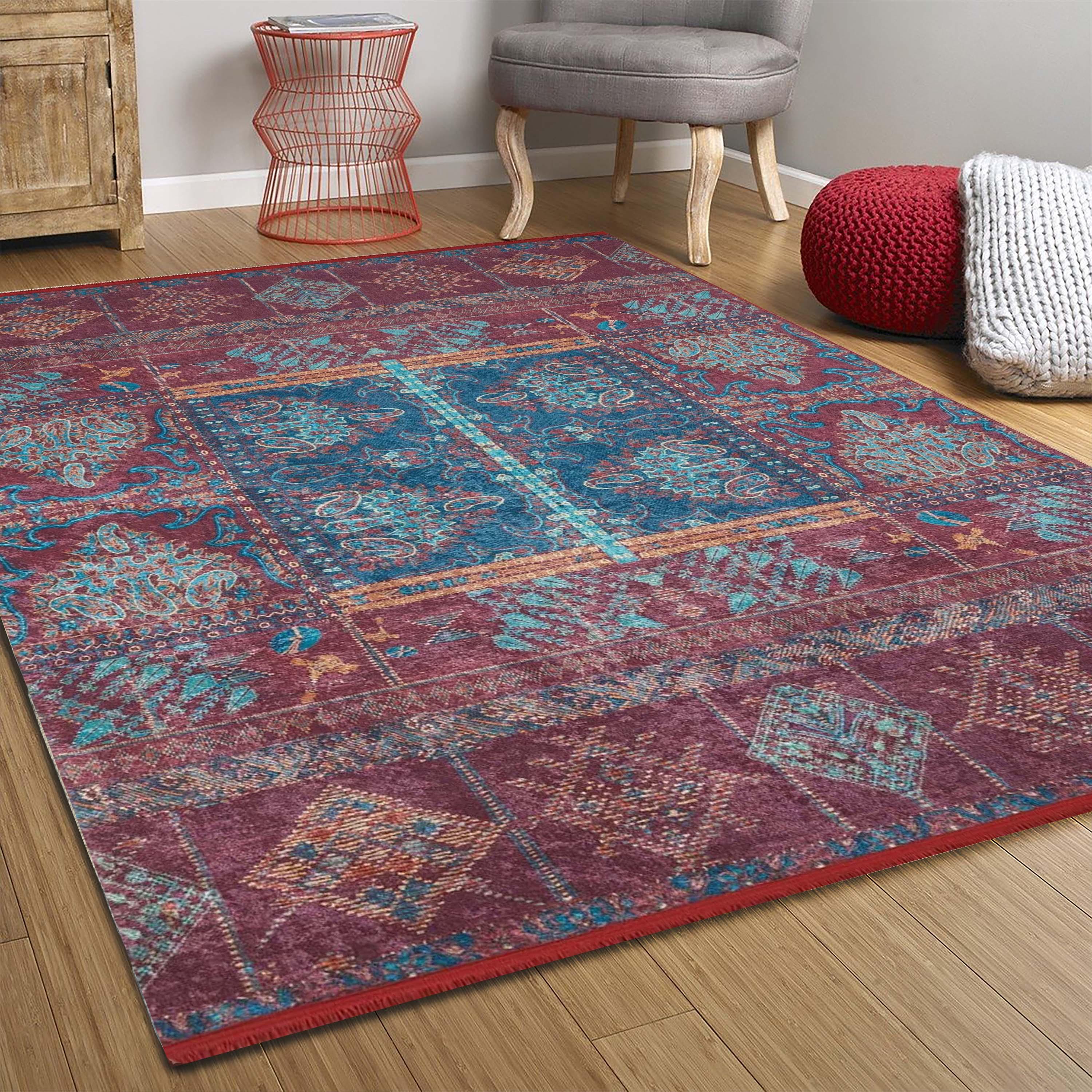 Benzersiz Kırmızı Anadolu Halı