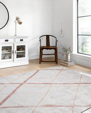 Beyaz Fas Tarzı Kilim Halı