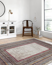 Geometrik Çok Renkli Doğal Halı