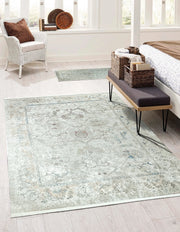 Uşak Doğal Bej Vintage Halı