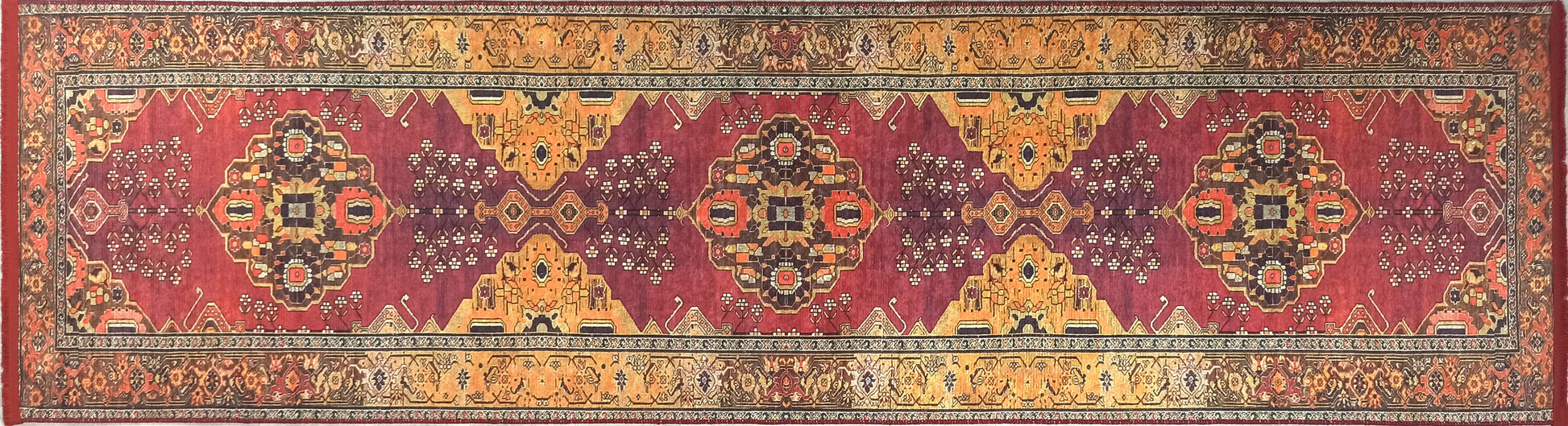 Uşak Koyu Kırmızı Bej Kilim Halı - Pera Halı
