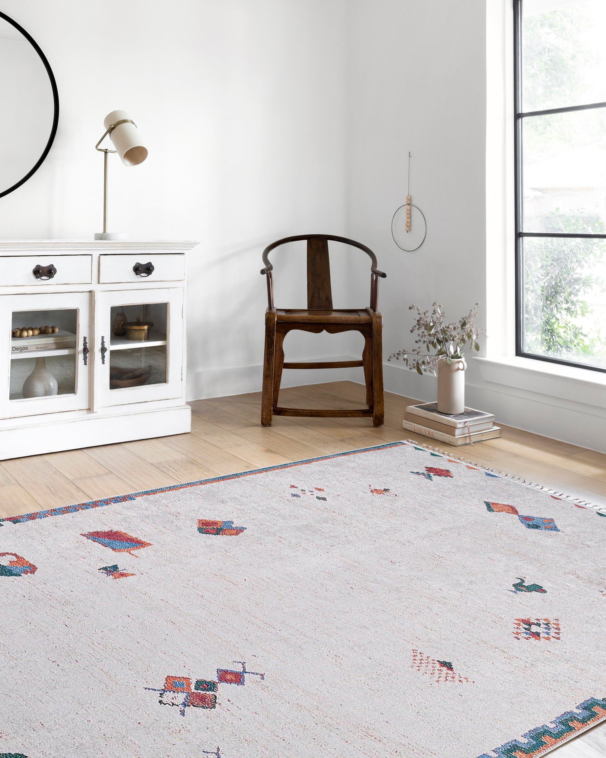 Beyaz Fildişi Kilim Halı - Pera Halı