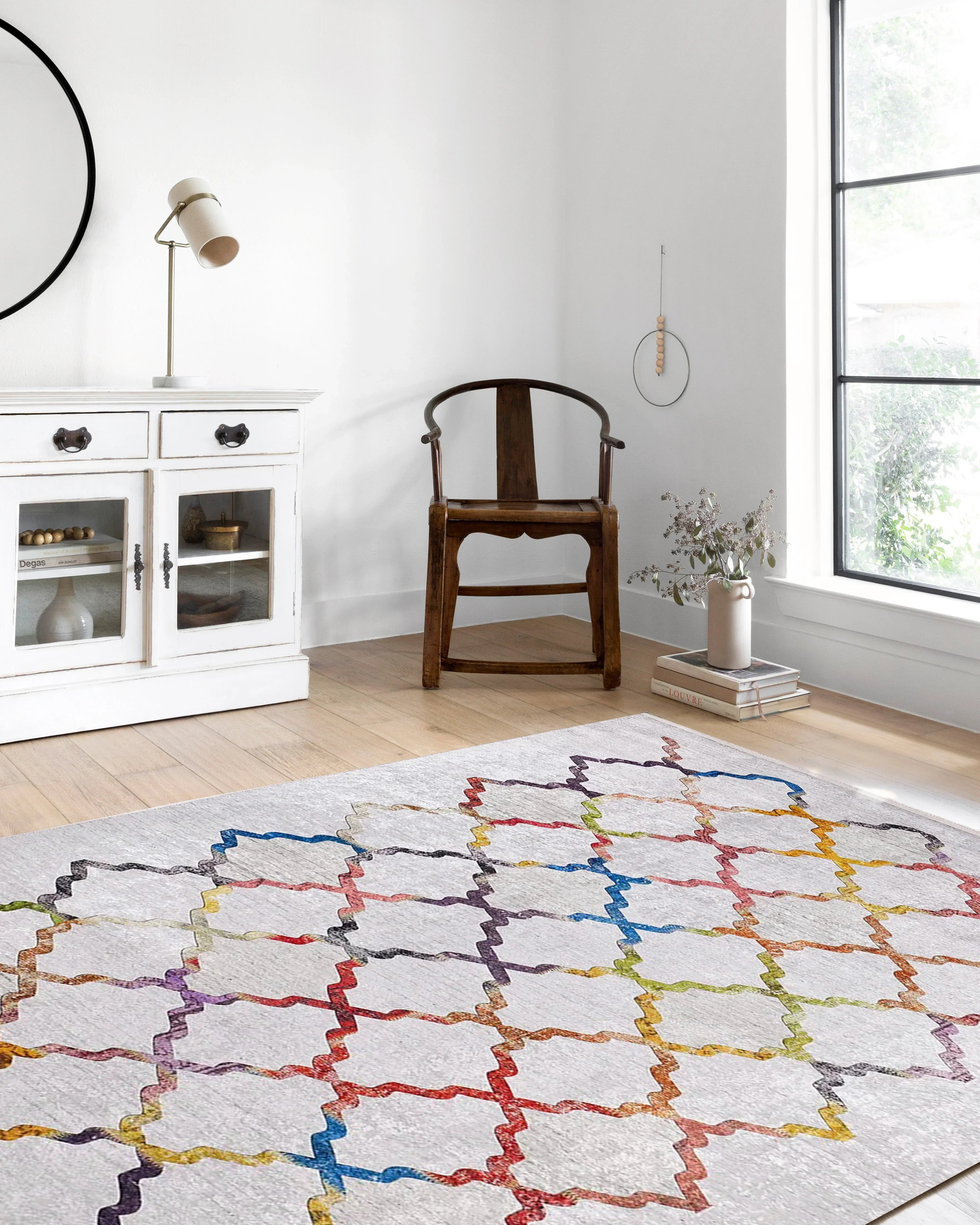 Geometrik Renkli Halı