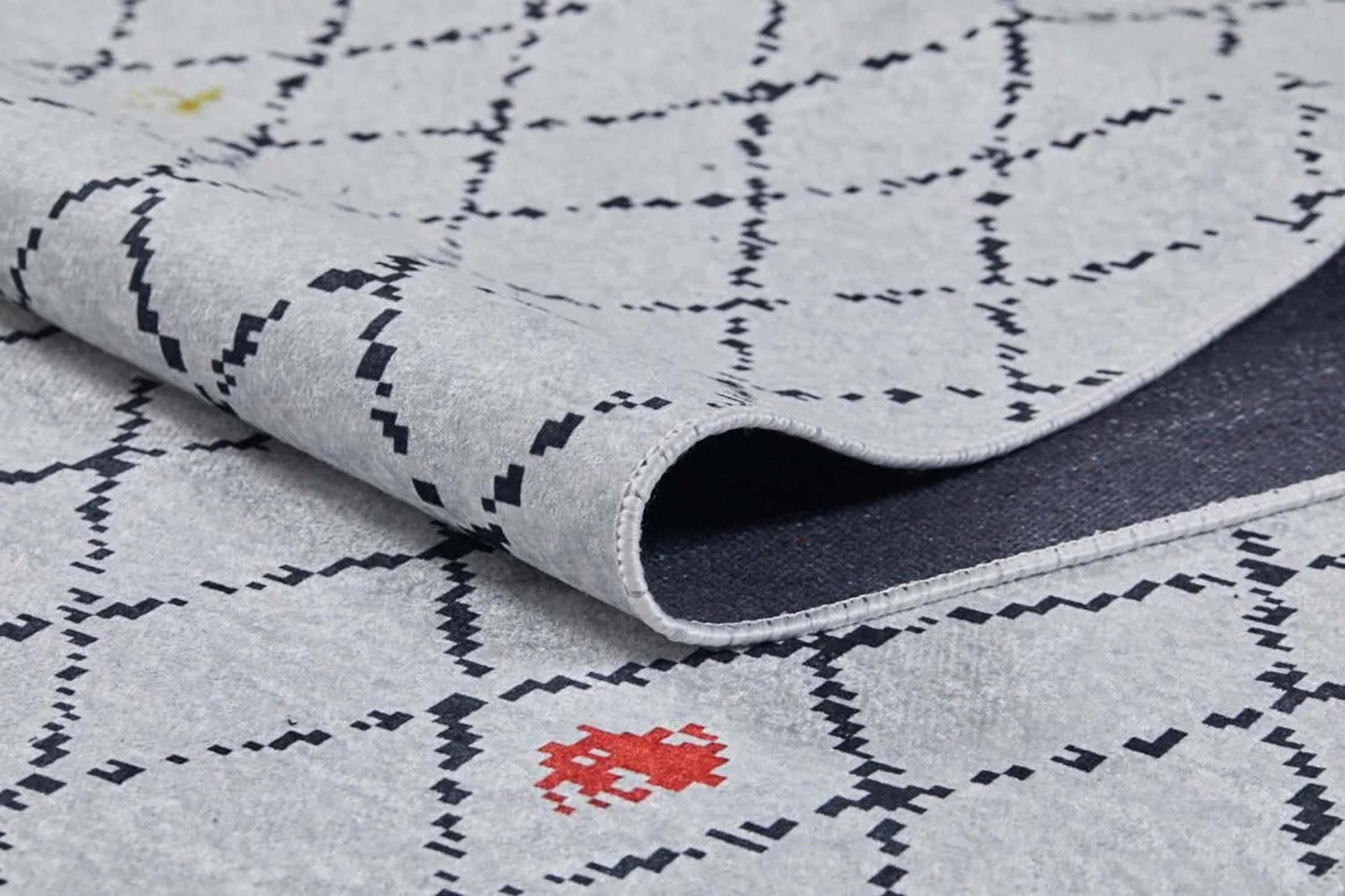 Beyaz Krem Çizgili Kilim Halı - Pera Halı
