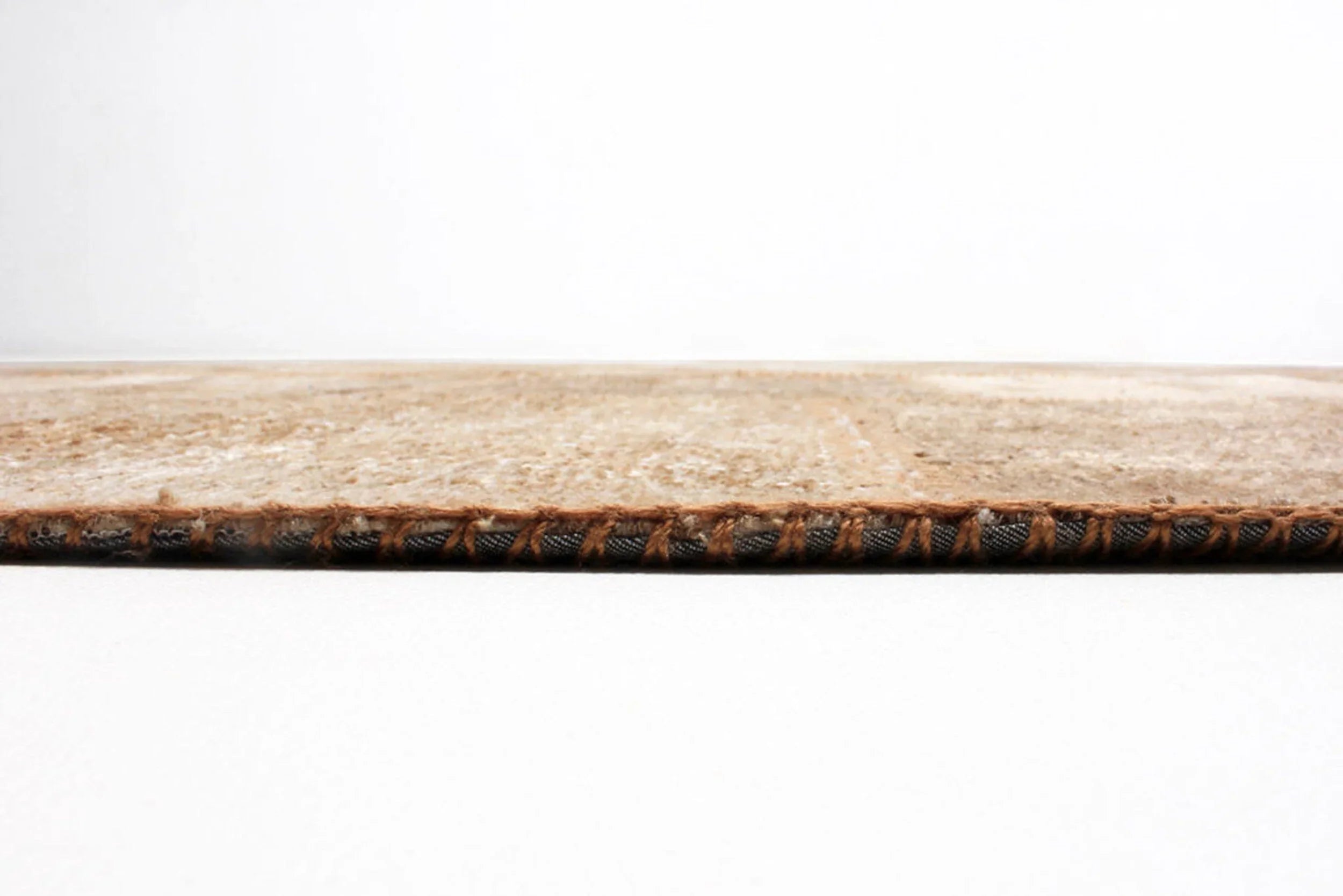 Eskitme Patchwork Açık Kahverengi Halı