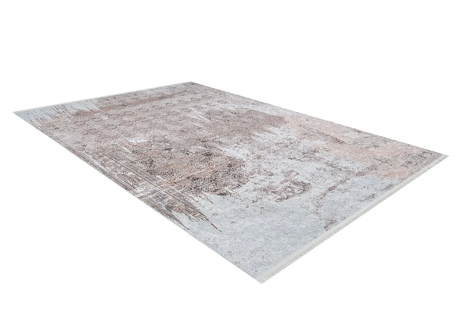 Eskitme Doğal Bej & Pudra Halı