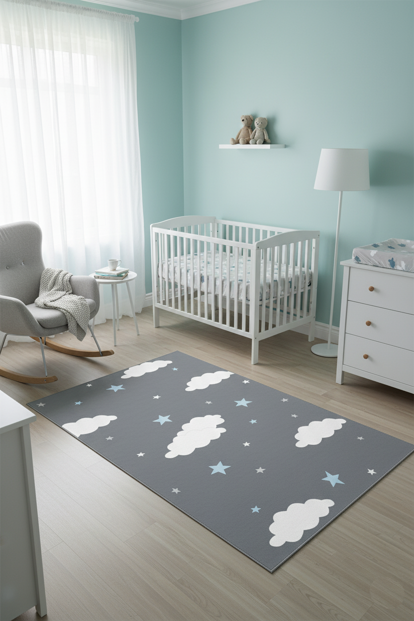 Traffic Themed Children's Rug