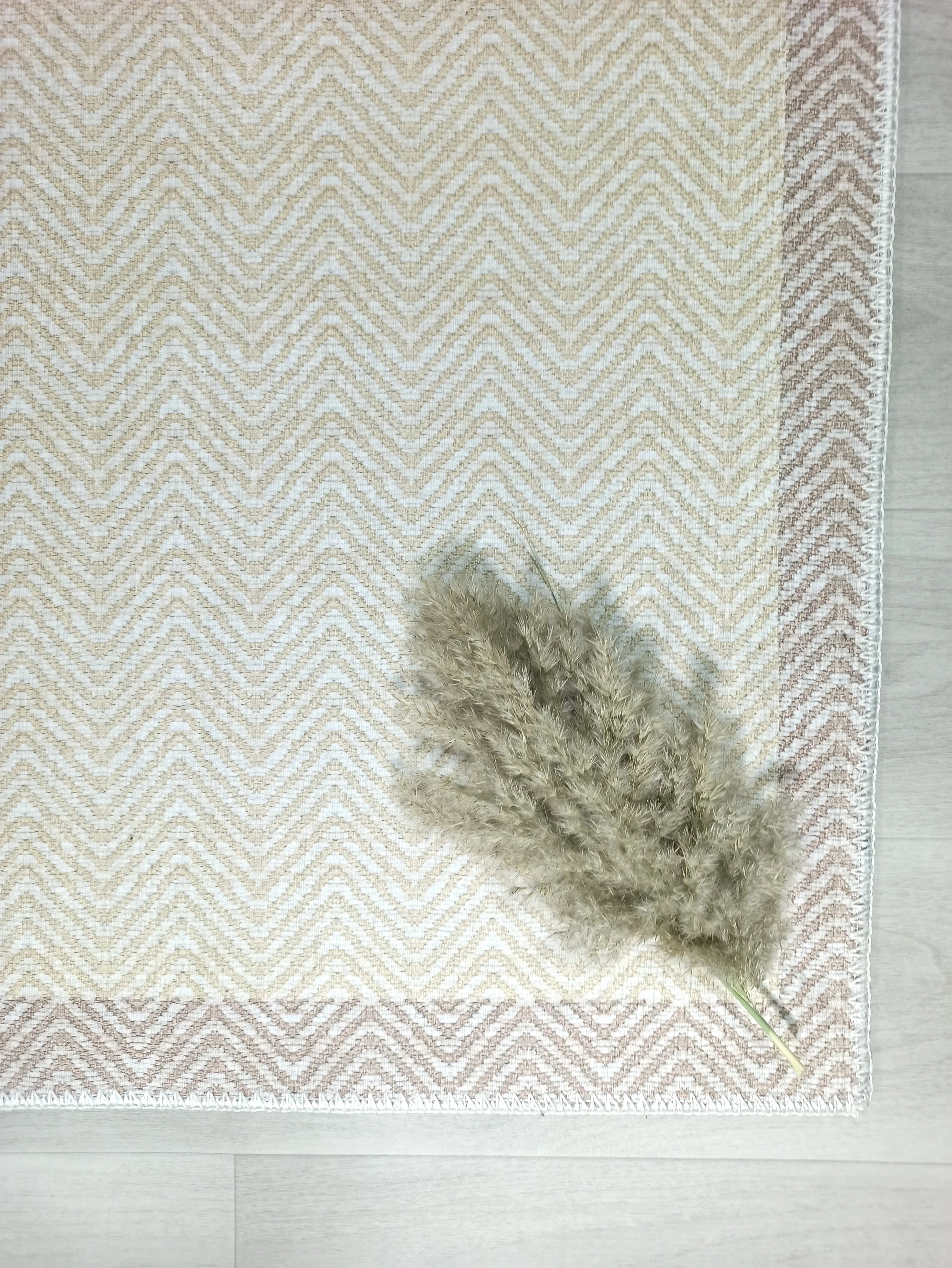 İskandinav Modern Bej Halı