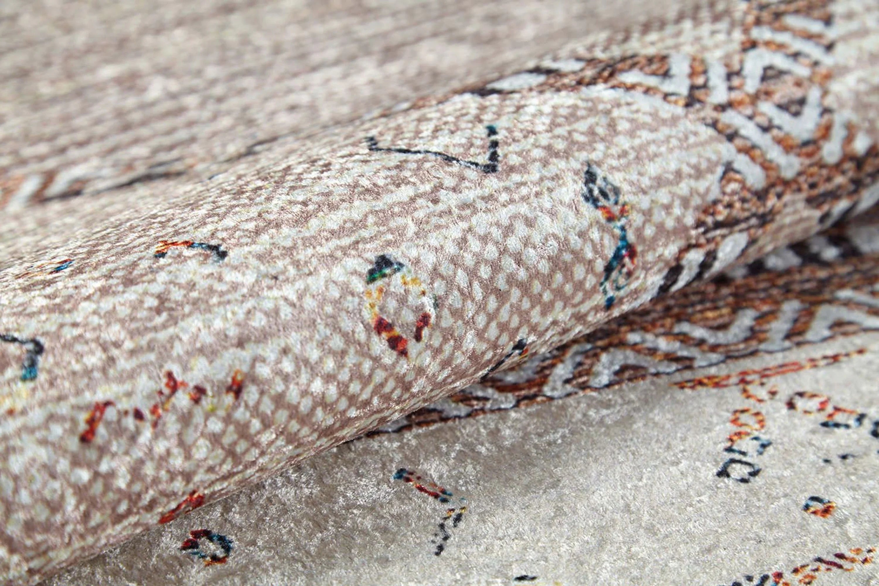 Fas Elmas Trellis Bej Halı