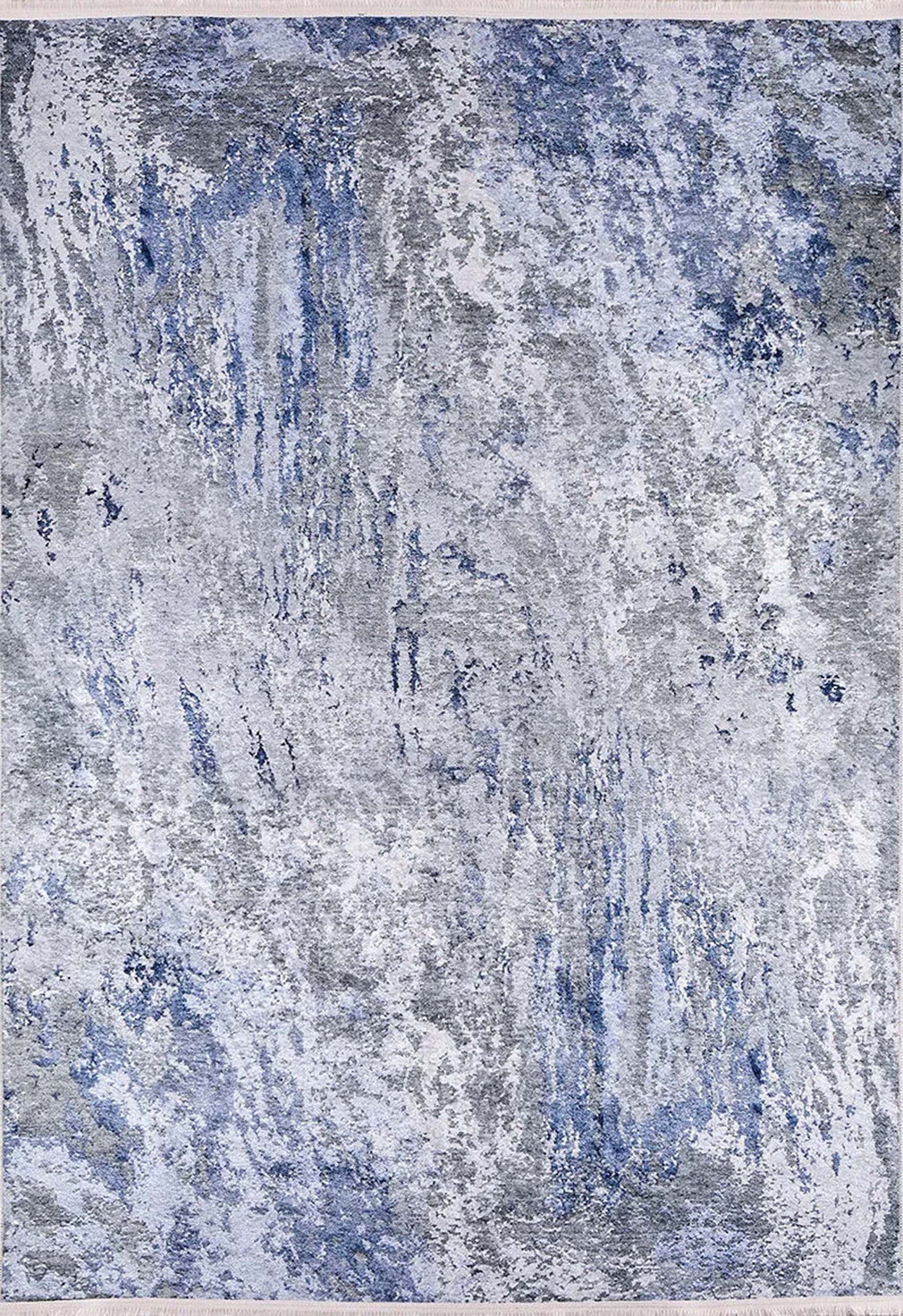 Mavi Gri Modern Halı - Pera Halı
