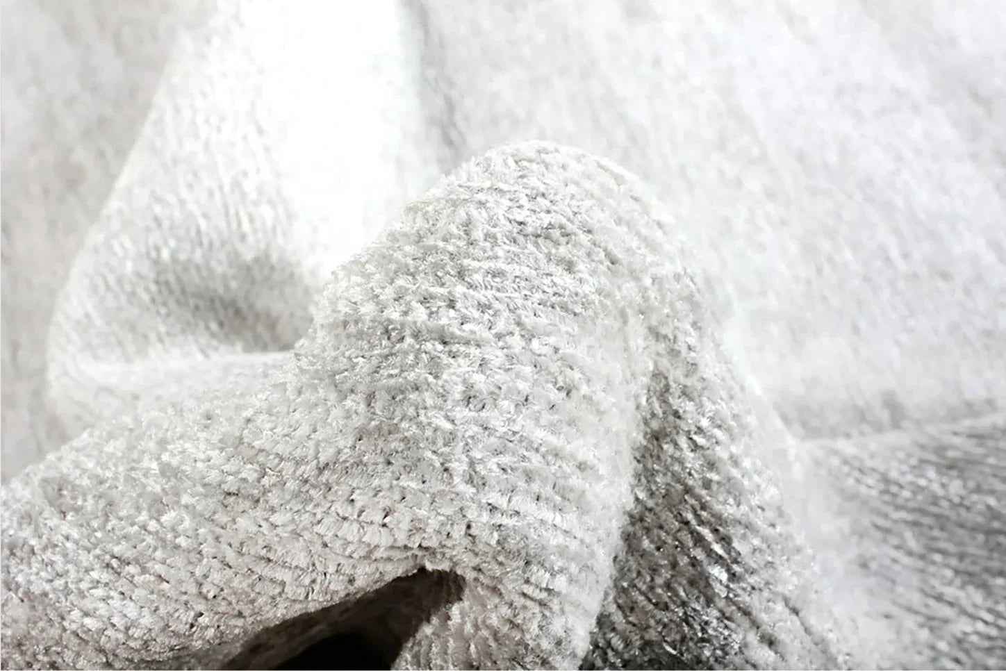 Gri Gümüş Düz Yıkanabilir Antibakteriyel Halı