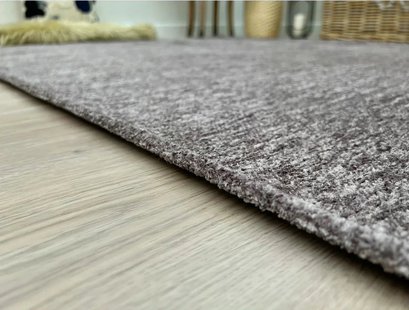 Gri Siyah Modern Düz Yıkanabilir Antibakteriyel Halı