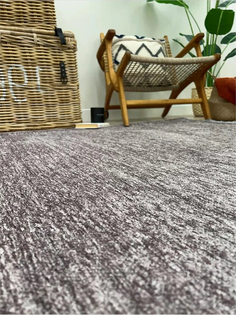 Gri Siyah Modern Düz Yıkanabilir Antibakteriyel Halı