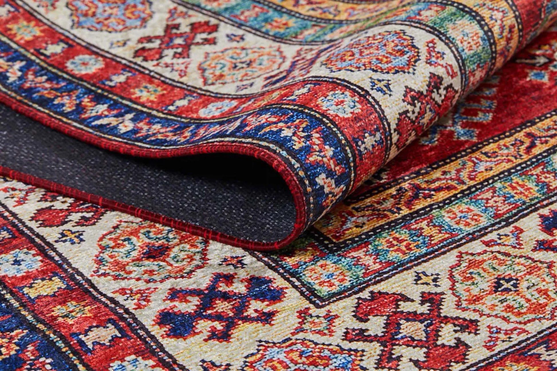 Kırmızı Bej Anadolu Kilim Halı