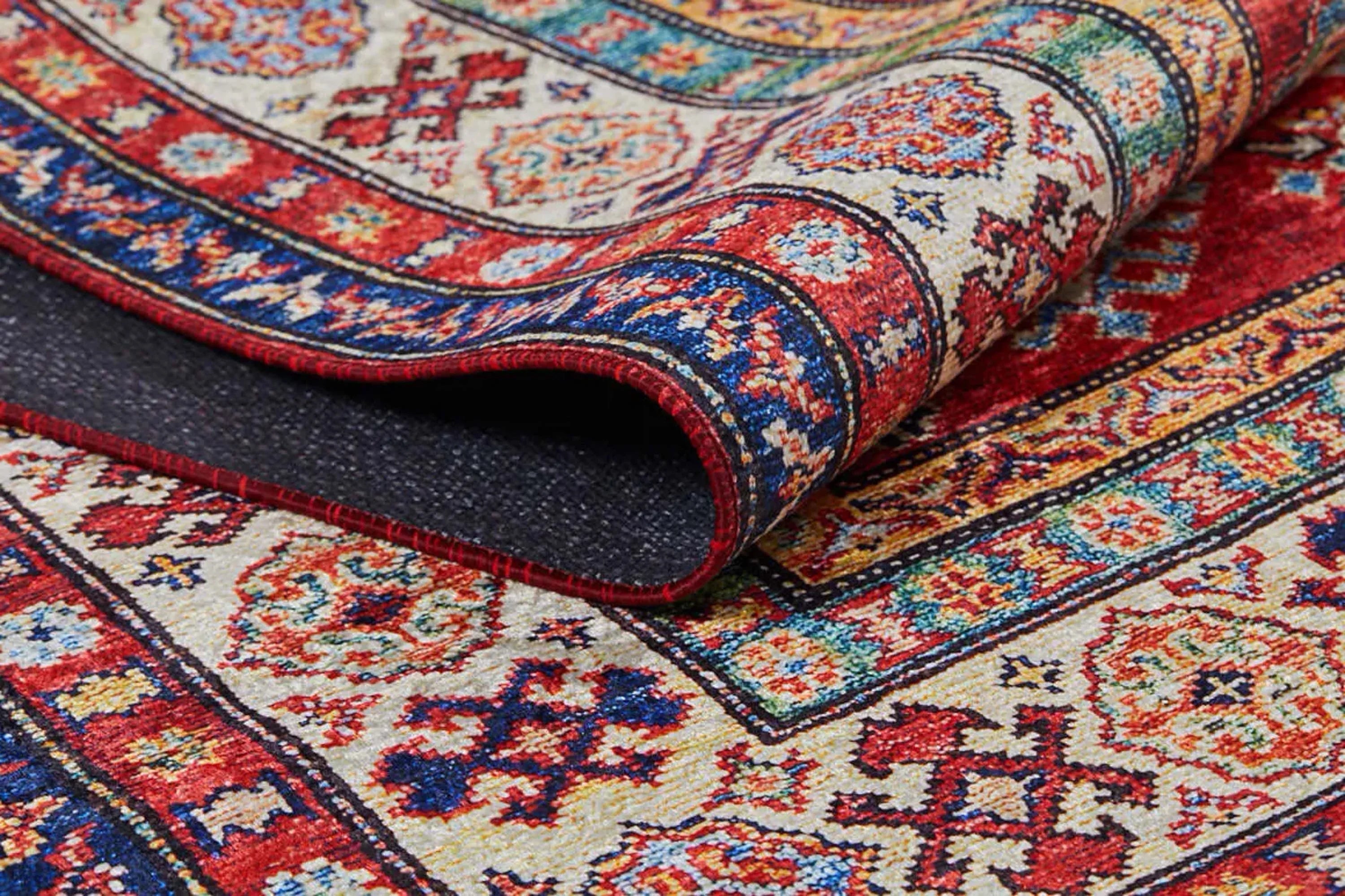 Kırmızı Bej Anadolu Kilim Halı