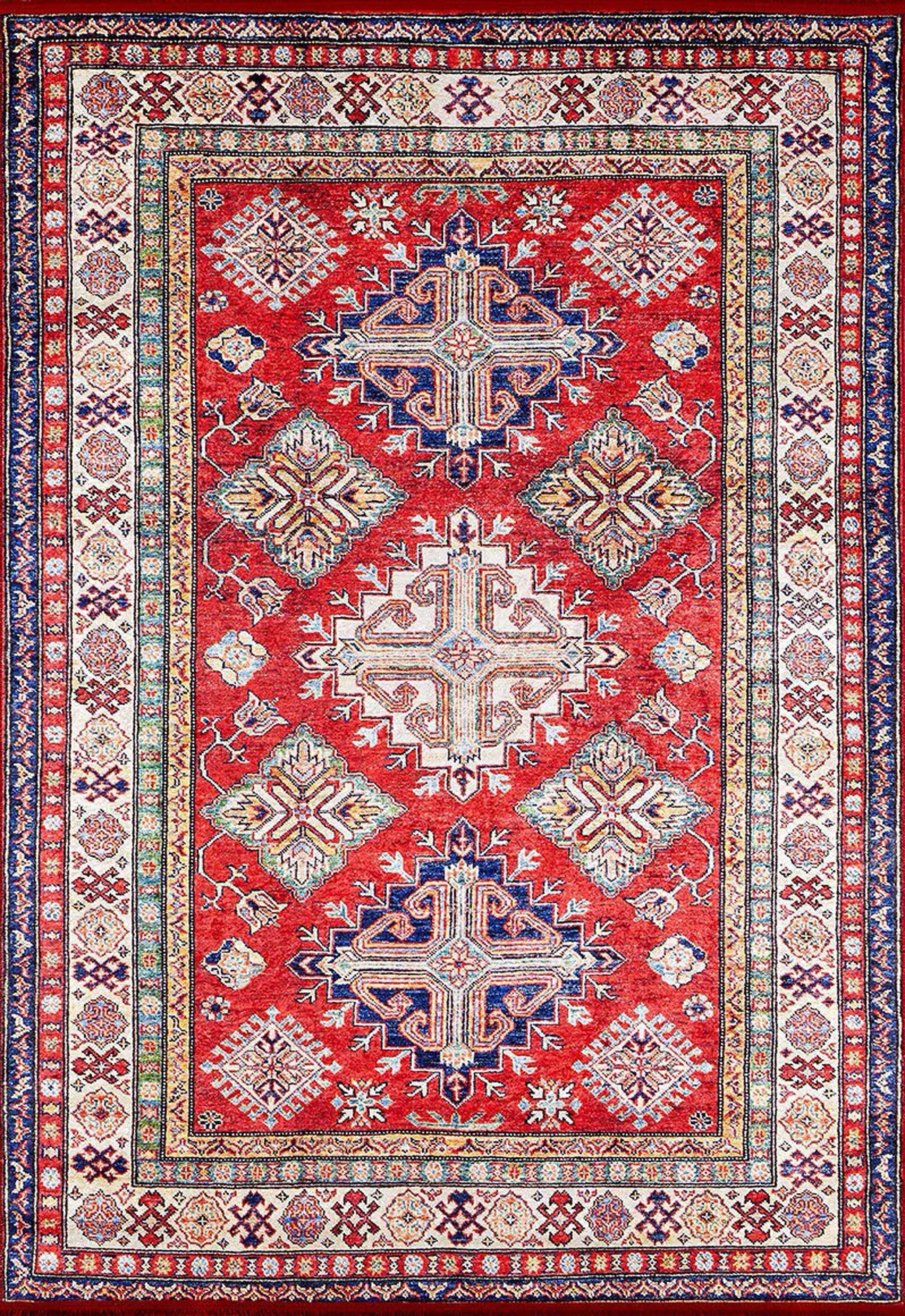 Kırmızı Bej Anadolu Kilim Halı