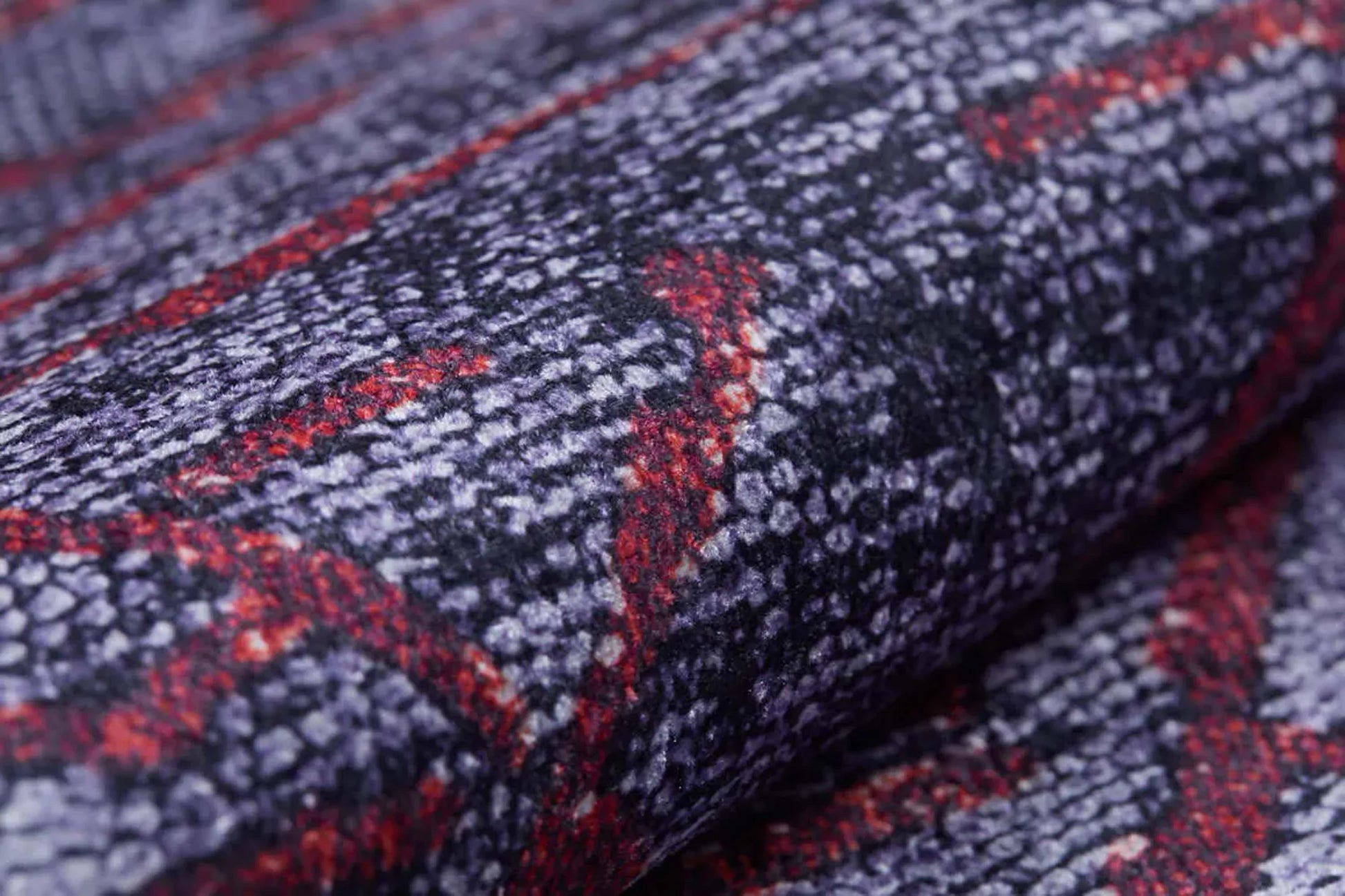 Eskitme Lacivert Kırmızı Bohem Halı