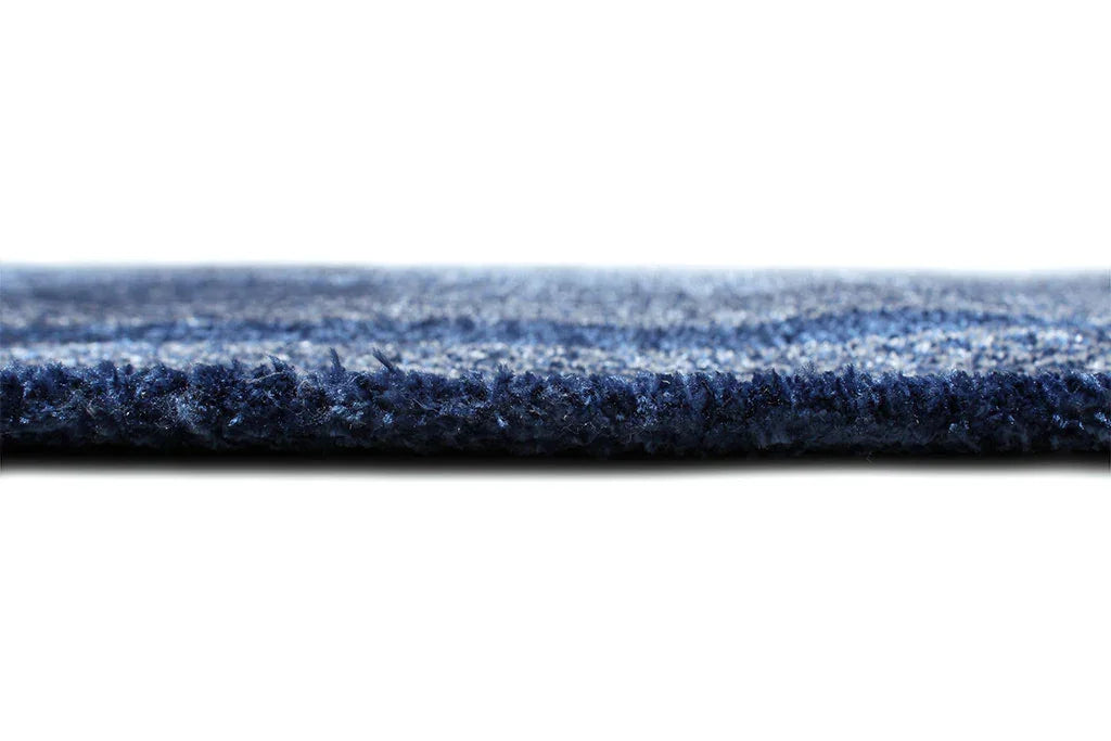 Mavi Modern Yıkanabilir Antibakteriyel Salon Halısı