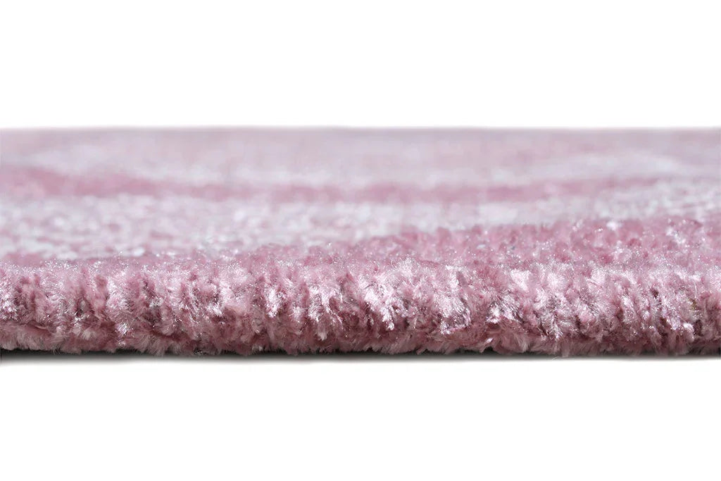 Pembe Modern Yıkanabilir Antibakteriyel Salon Halısı