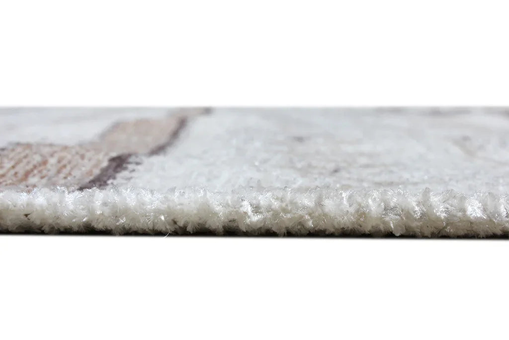 Gri Siyah ve Beyaz Bej Modern İskandinav Yıkanabilir Halı