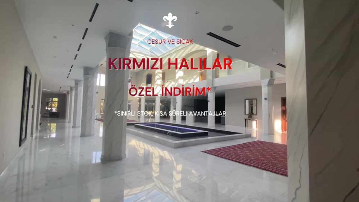 Videoyu yükle: Pera Halı Kırmızı Halılar