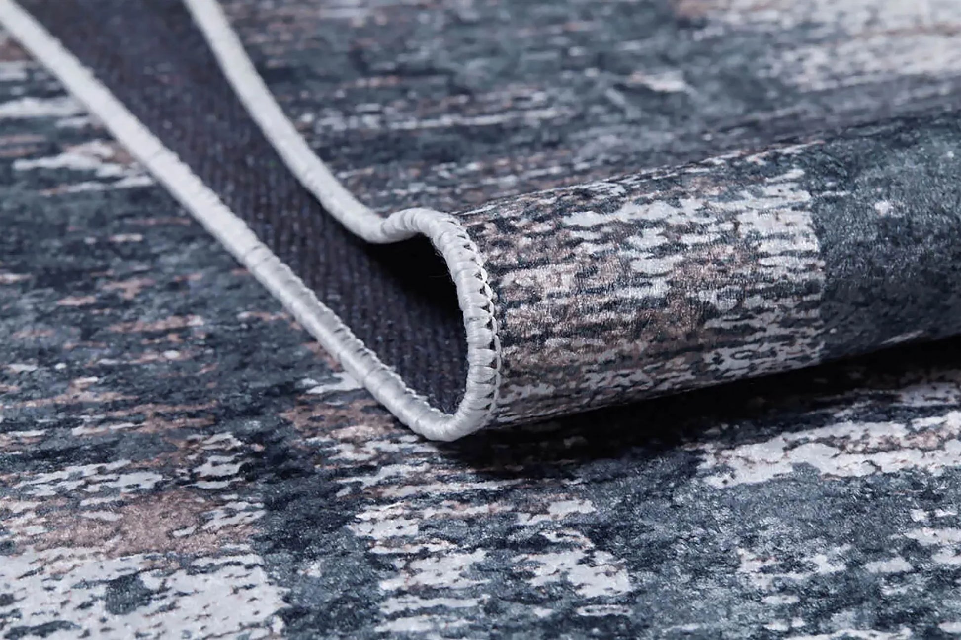 Gri Açık Pembe Modern Halı