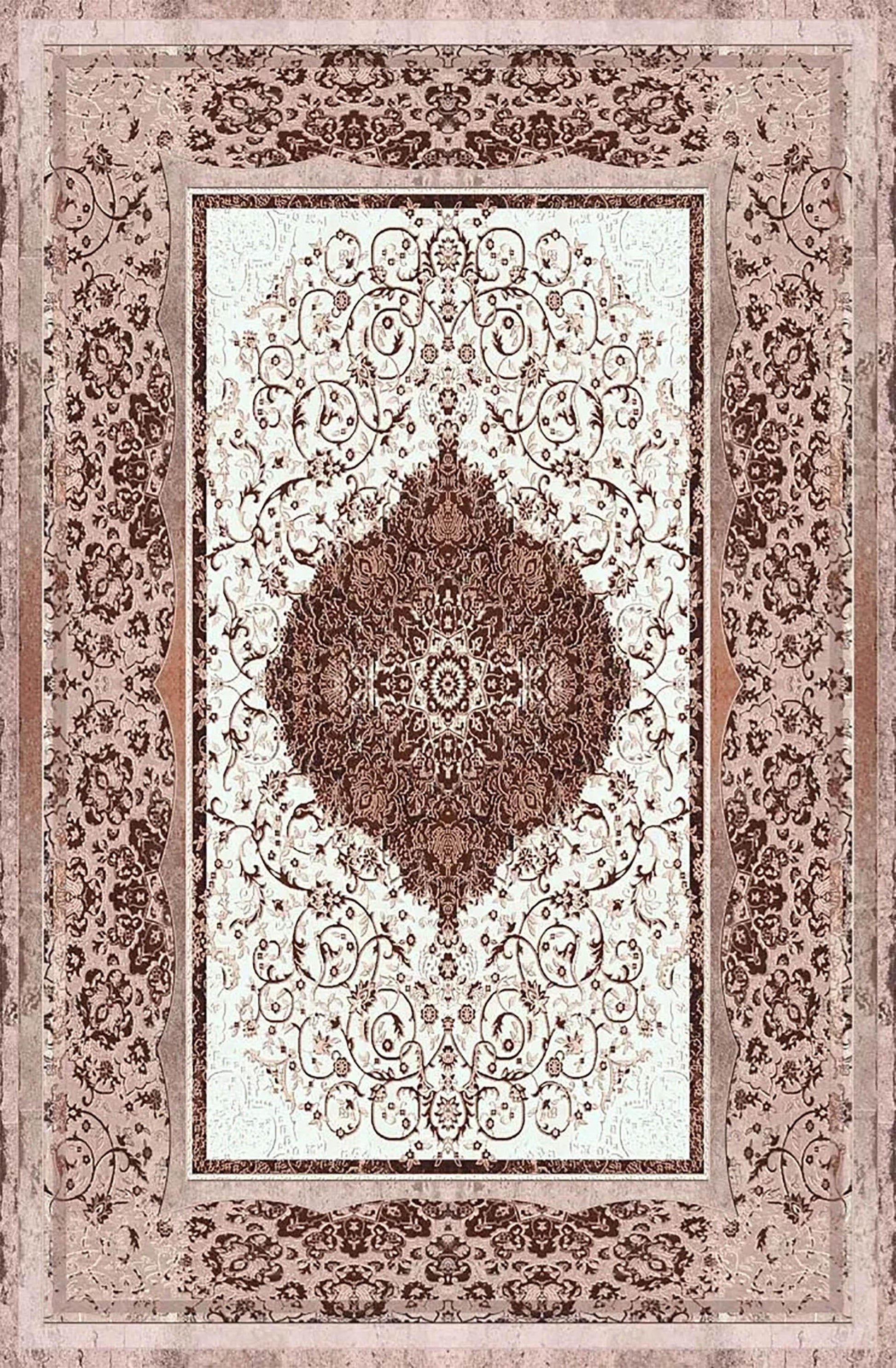 Madalyon Kahverengi Halı