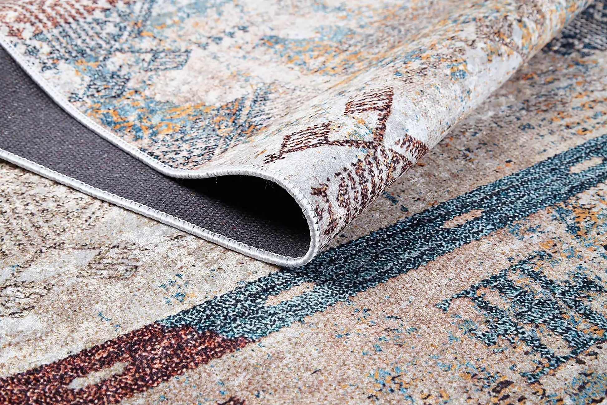 Geometrik Sade Bej Kilim Halı