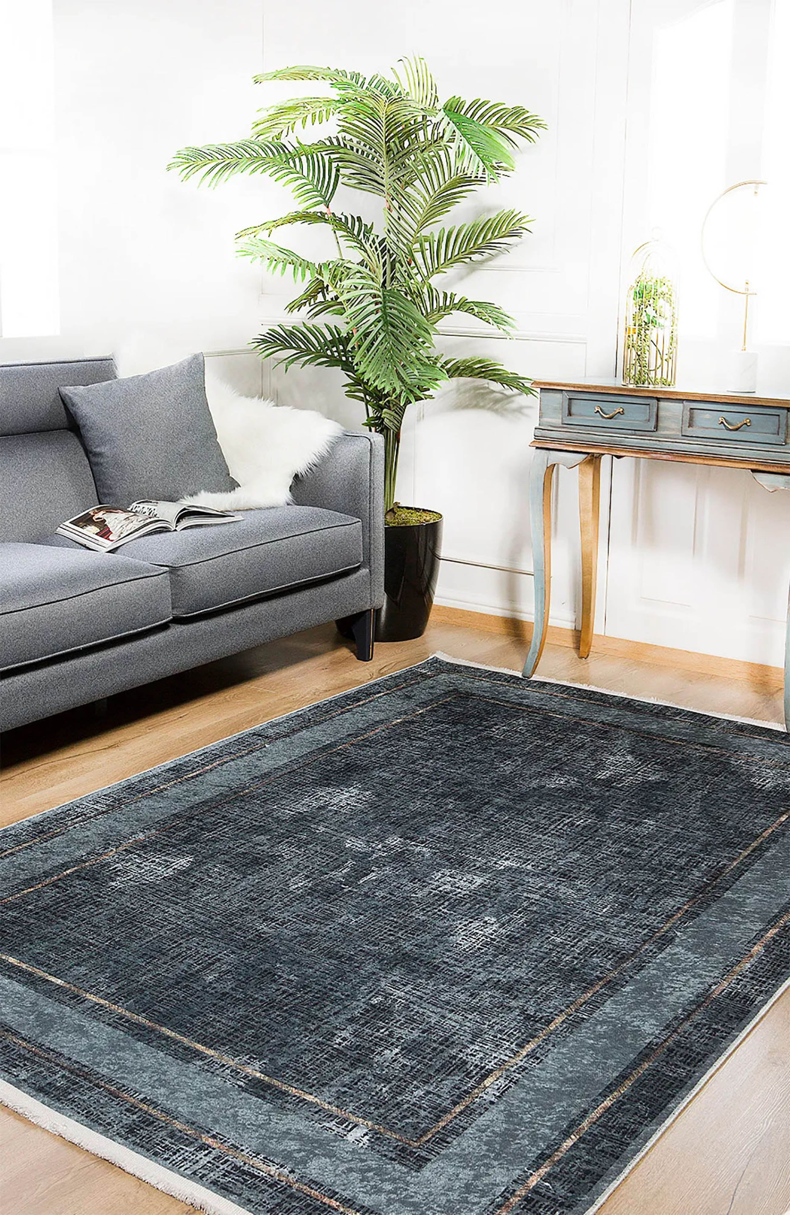 Pale Pink Cream Beige Geometric Patterned Kilim Rug