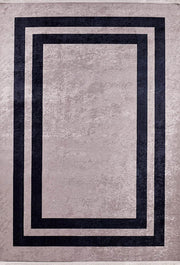 Pale Pink Cream Beige Geometric Patterned Kilim Rug