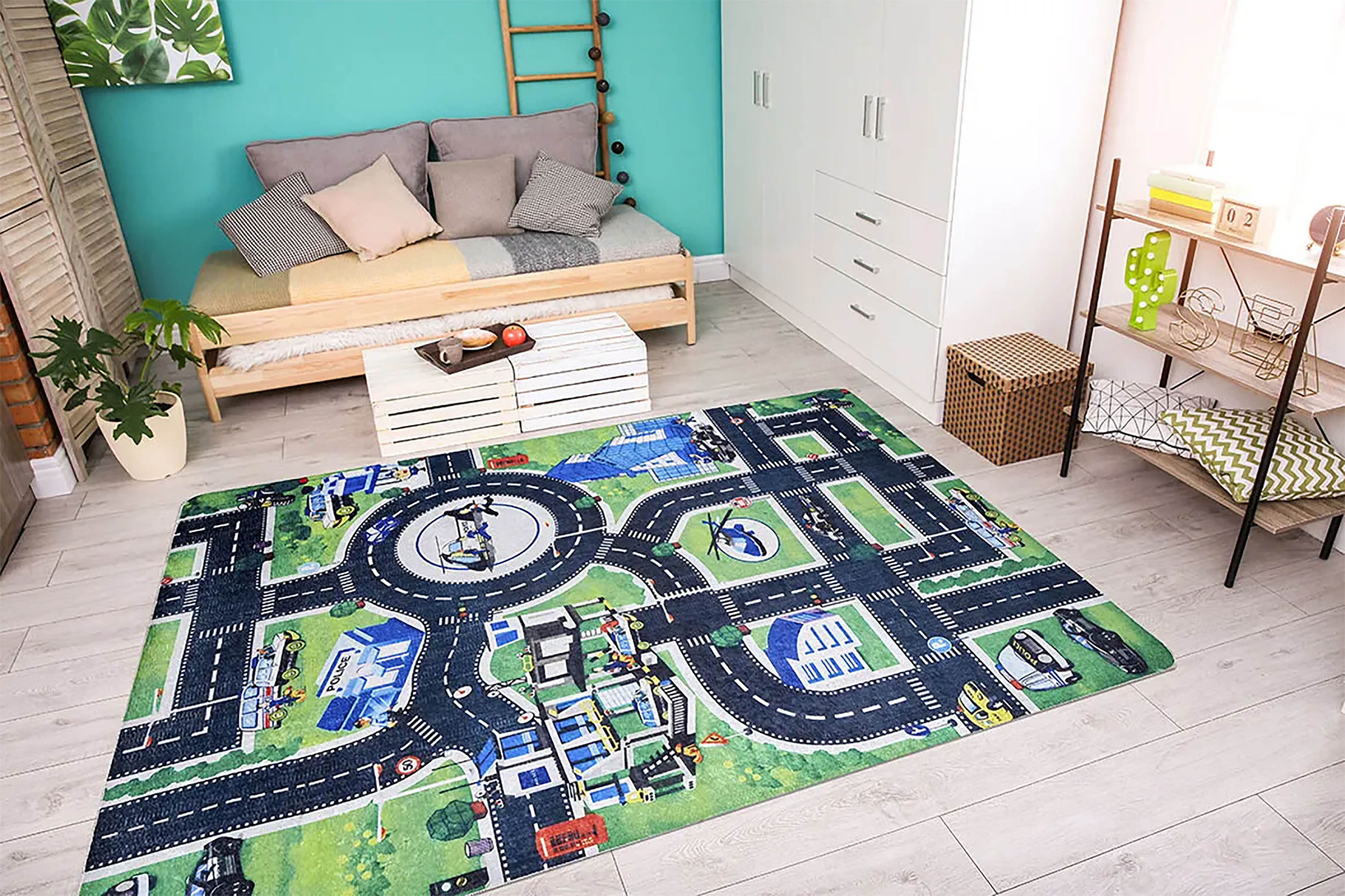 Traffic Themed Children's Rug
