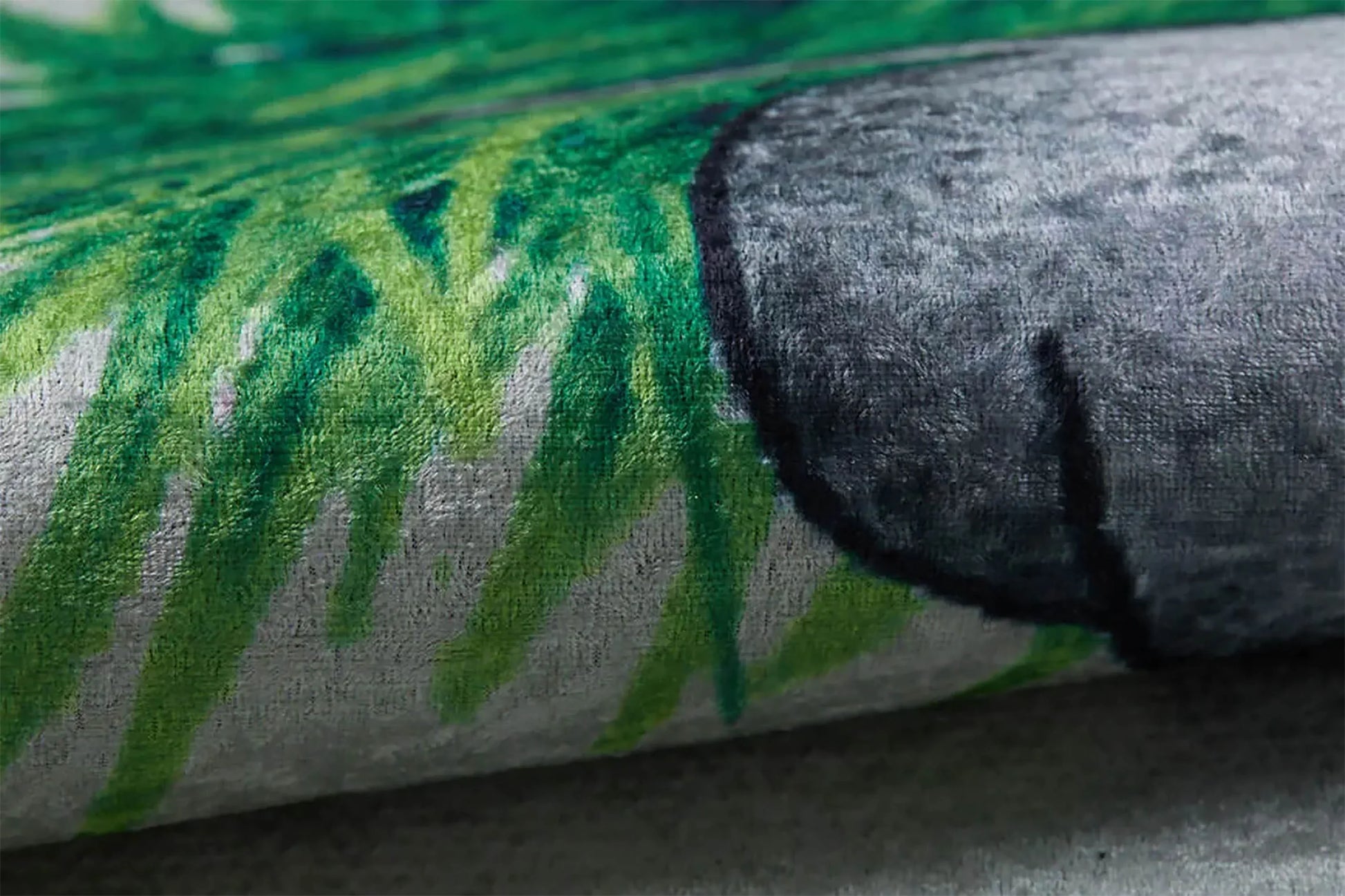 Balonlu Fil Desenli Gri Yıkanabilir Çocuk Halısı