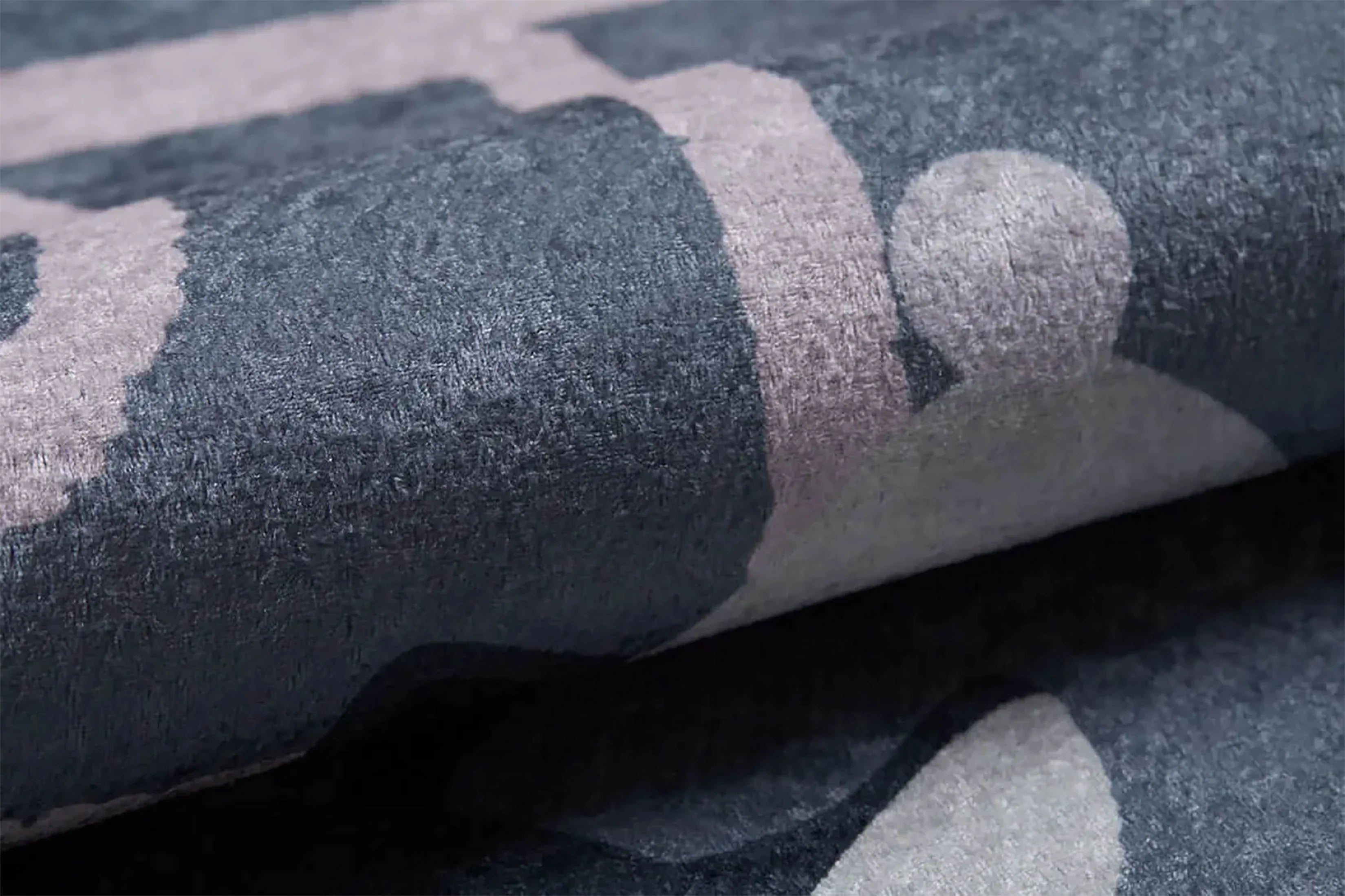 Kış Hayvanları Temalı Seksek Gri Çocuk Halısı