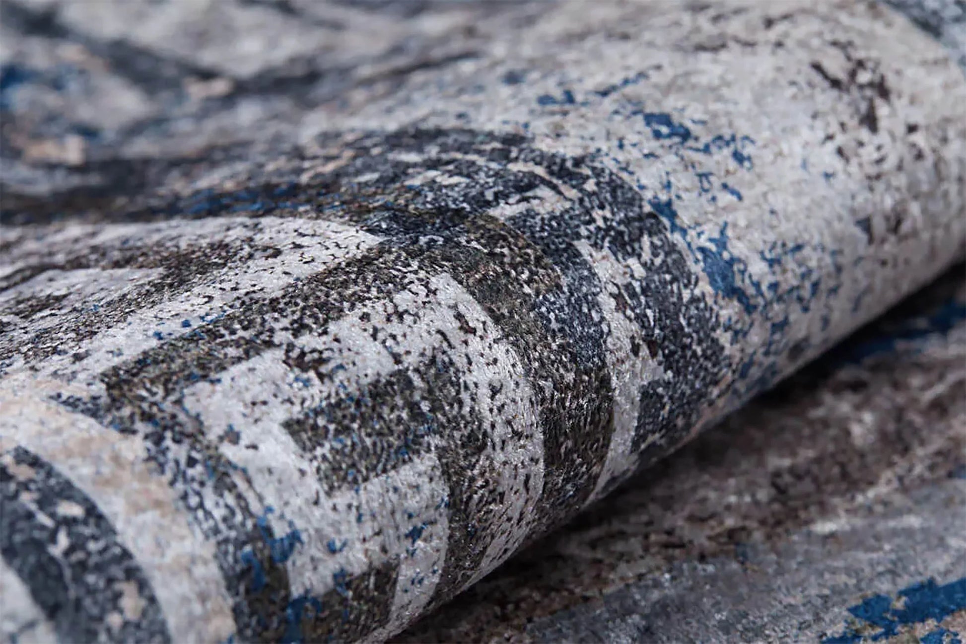 Bej Kahve Yunan Anahtar Desenli Modern Halı