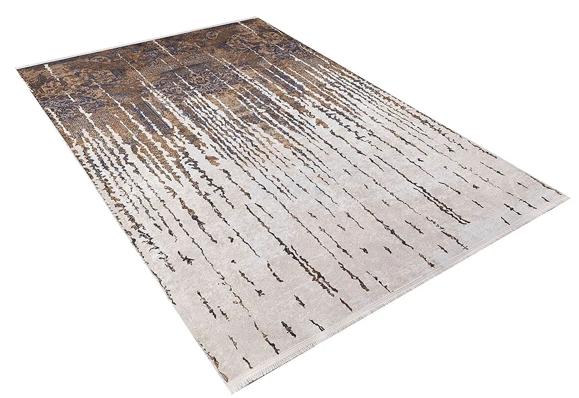 Kahve Bej Modern Halı