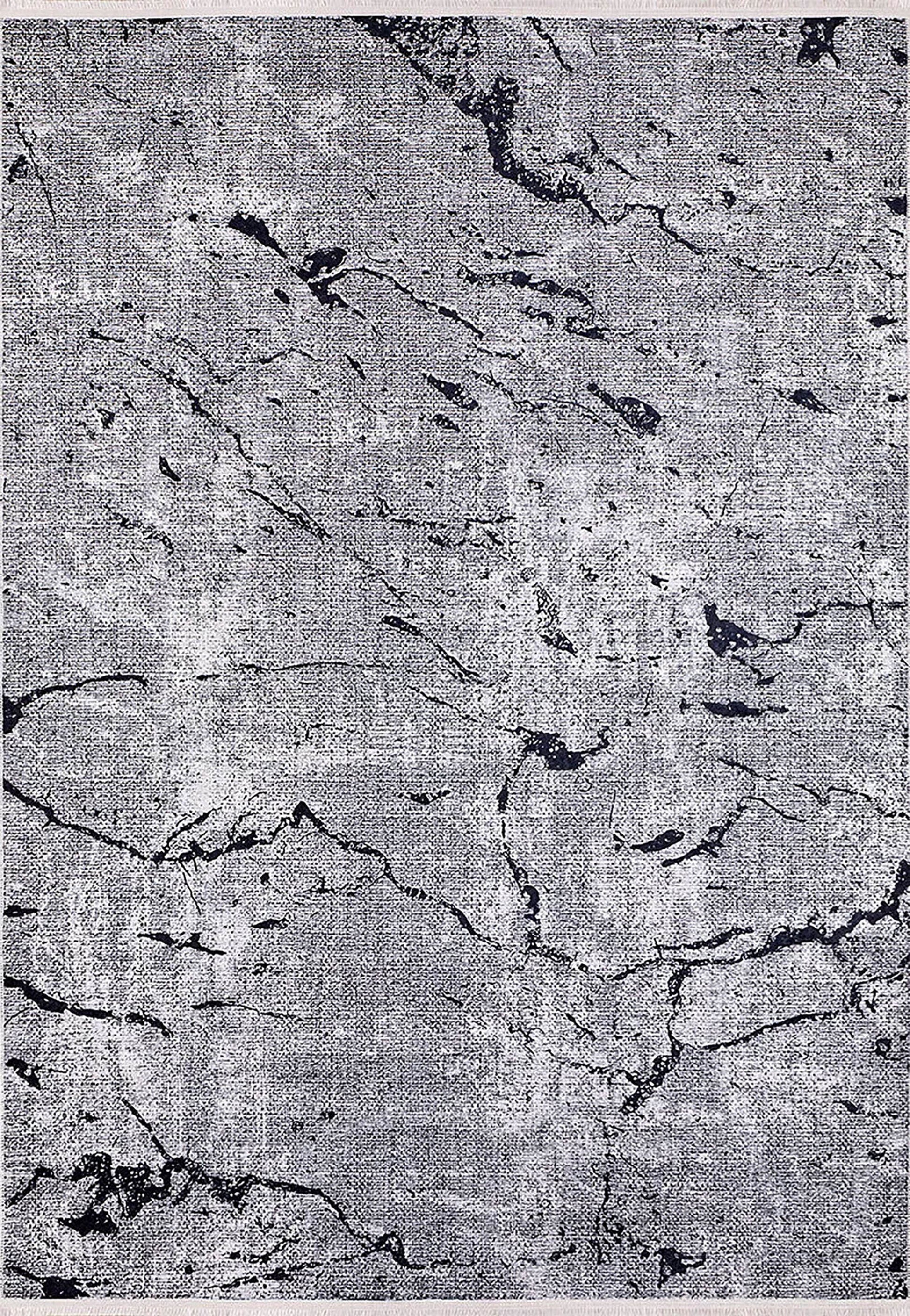Mermer Desenli Gri Halı - Pera Halı