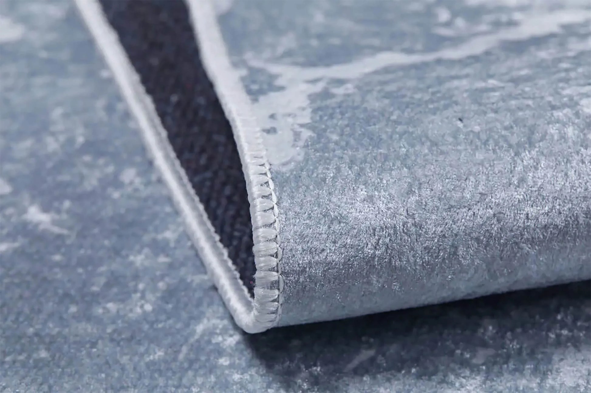 Açık Gri Mermer Desenli Halı