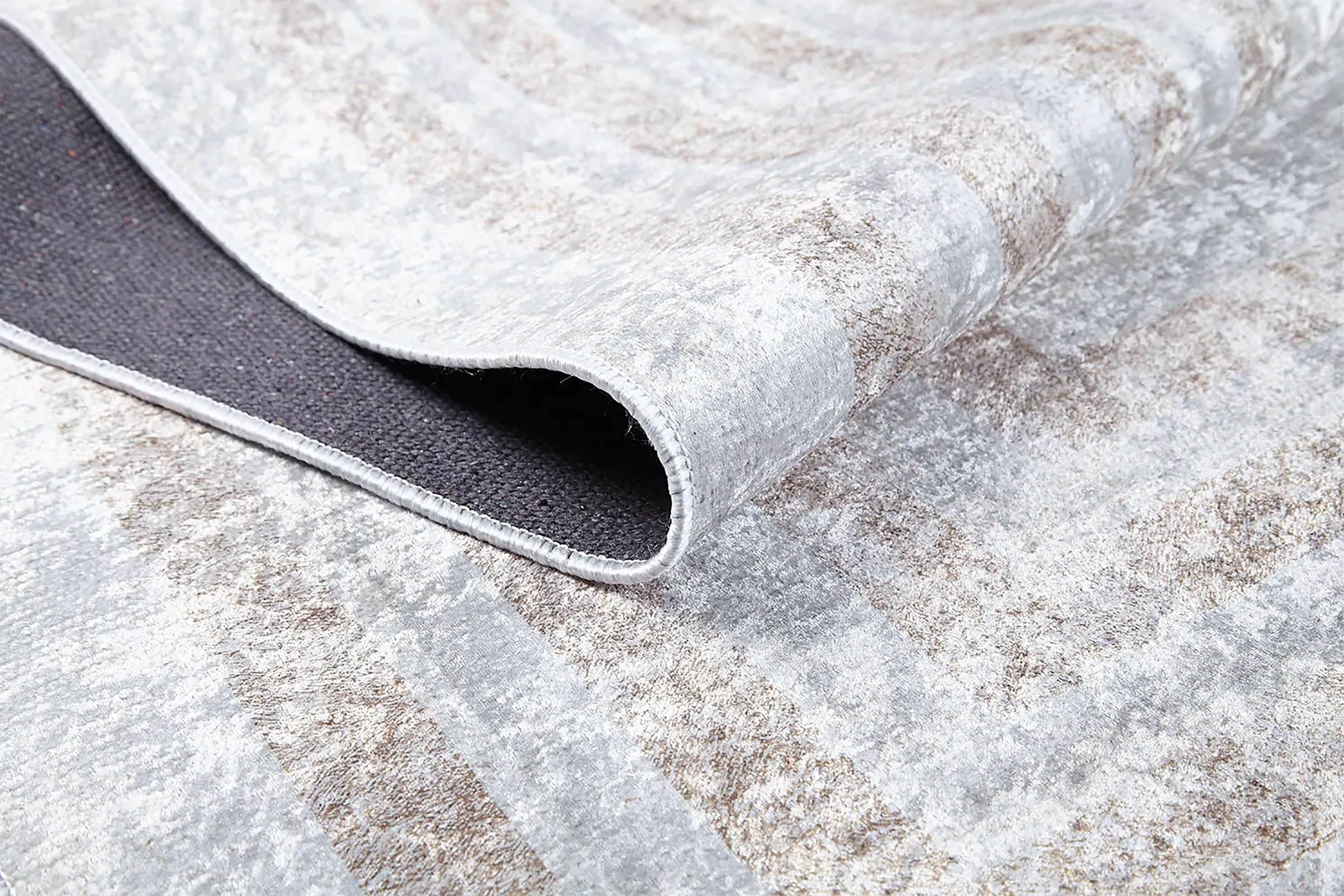 Geometrik Bej Krem Halı