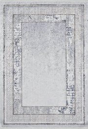 Açık Gri Modern Minimalist Kaymaz Halı