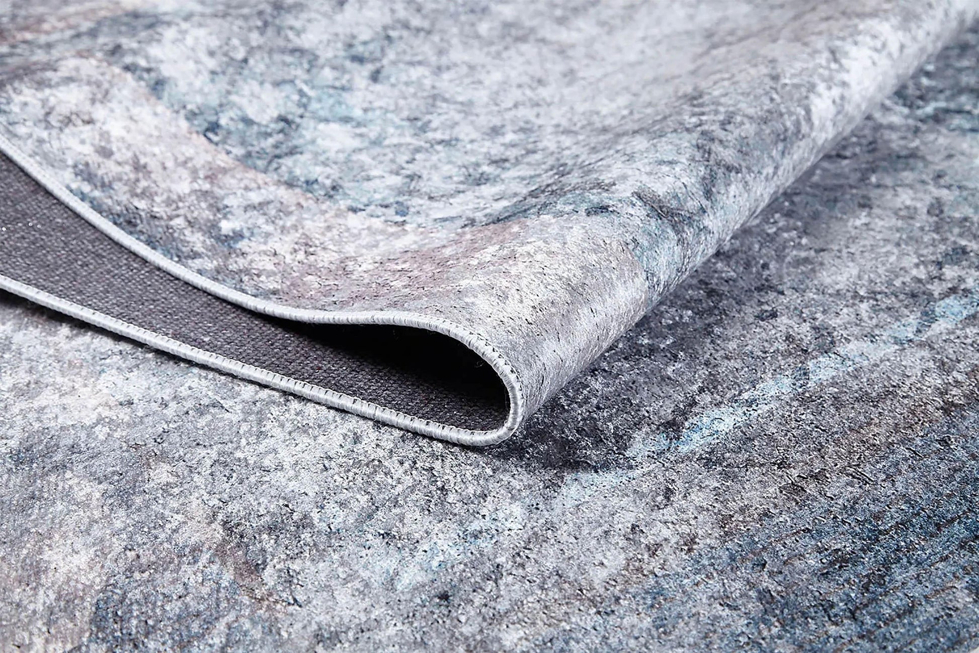 Açık Gri Beyaz Modern Soyut Halı