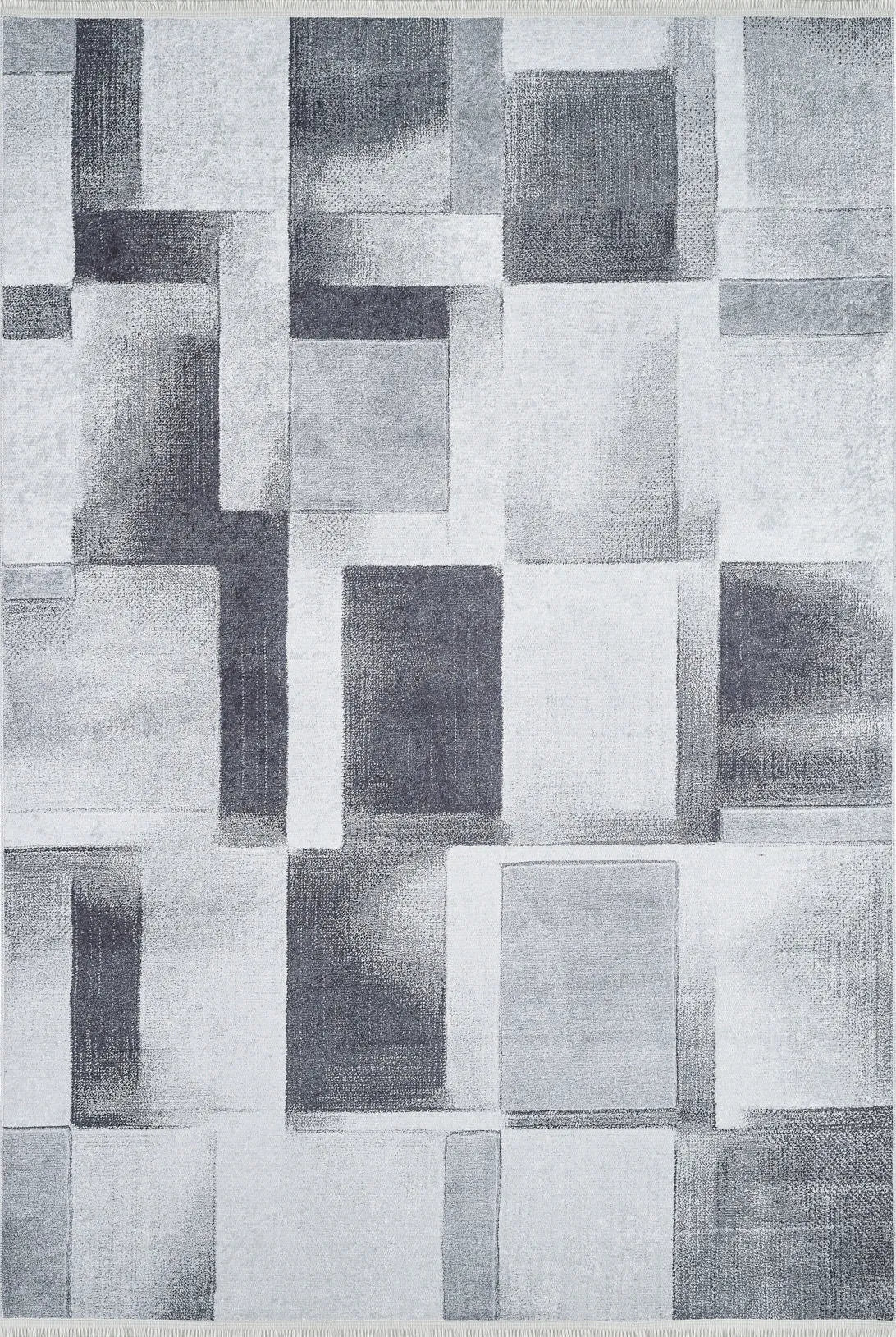 Modern Geometrik Gri Halı