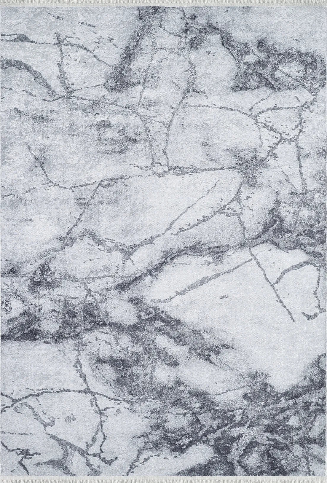 Mermer Gri Modern Halı