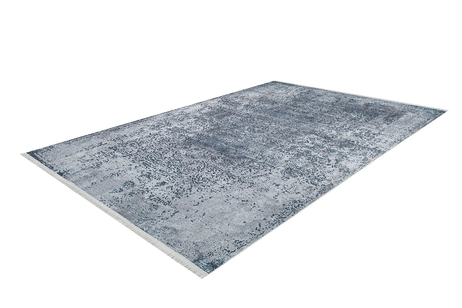 Pale Pink Cream Beige Geometric Patterned Kilim Rug