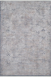 Pale Pink Cream Beige Geometric Patterned Kilim Rug