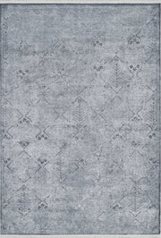 Pale Pink Cream Beige Geometric Patterned Kilim Rug